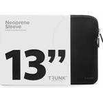 Trunk Калъф за лаптоп Trunk Laptop Sleeve (2022) Black, до 13" (33.02cm), гумиран двоен цип, устойчив на прах, влага, топлина и надраскване, черен (TR-ALSPA13-BLK)