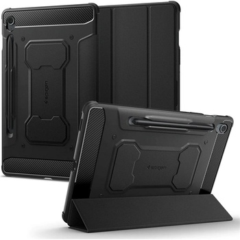 Spigen Samsung Tab S10 FE WIFI SPIGEN RUGGED ARMOR PRO калъф с активен FLIP, поставка за молив, черен ACS06857 (ACS06857)