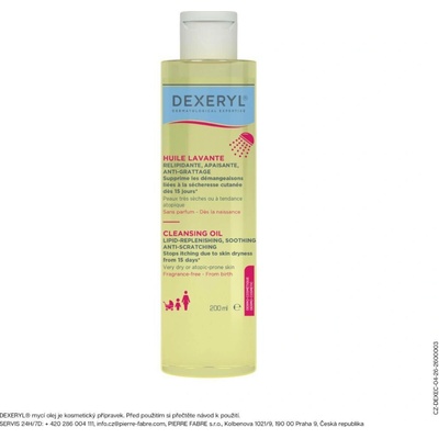 Dexeryl tělový mycí olej 200 ml
