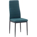 Kondela Coleta Nova smaragdová látka / černý kov