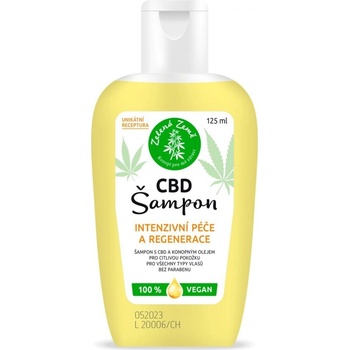 Zelená Země CBD šampon 125 ml