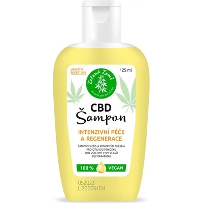 Zelená Země CBD šampon 125 ml
