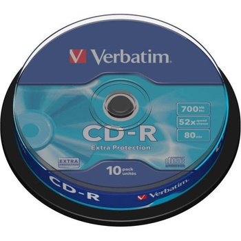 Image 1 of Verbatim Диск CD-R Verbatim 700MB DLP EP оп. 10