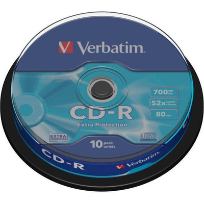 Verbatim Диск CD-R Verbatim 700MB DLP EP оп. 10