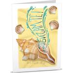 Art Cards Картичка Art Cards - „Обичам те! от черупката на една раковина (ART24)