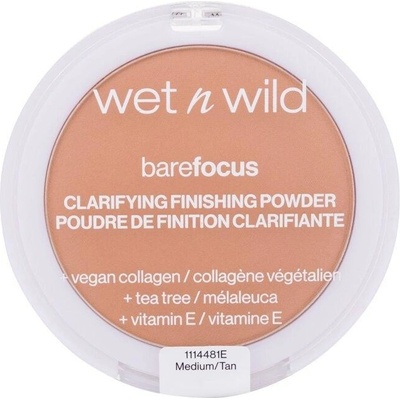 Wet n Wild Bare Focus Clarifying Finishing Powder zmatňujúci púder Medium/Tan 6 g