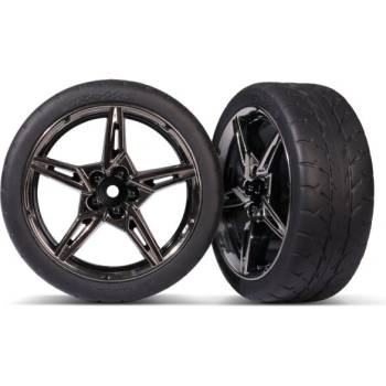 Traxxas колело 1.9", черно хромиран диск, гума Response (2) (предни)