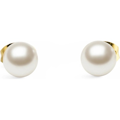 Daniel Wellington Pozlátené náušnice s perlou Swarovski Pearl DW00401955