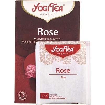Yogi Tea Bio Růže 17 x 2 g