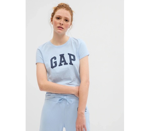 GAP Tričko s logom Modrá