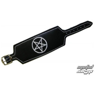 Black & metal гривна - Pentagram 1 - BWZ-432