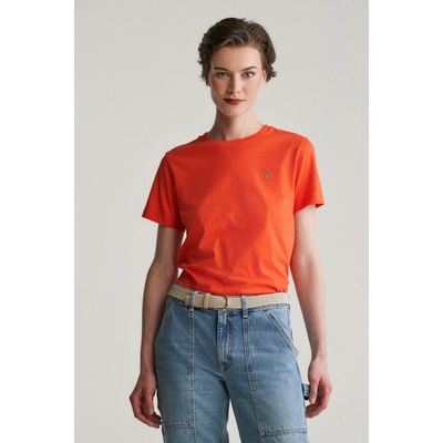 Gant REG SHIELD SS T-SHIRT ORANGE RED