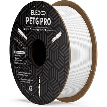 Elegoo PETG PRO -1.75mm-1KG-Cardboard Spool-White (50.203.0199)