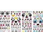 TITANUM Stickers bulging eyes mix