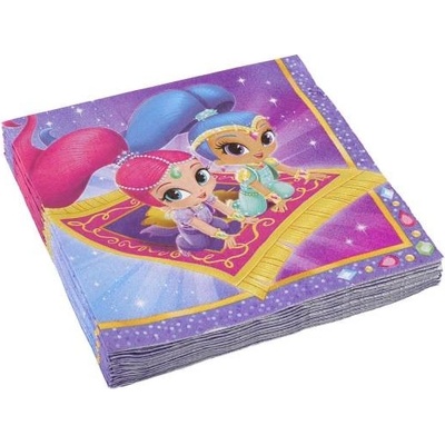 Amscan servítky Shimmer Shine 33x33cm 20ks