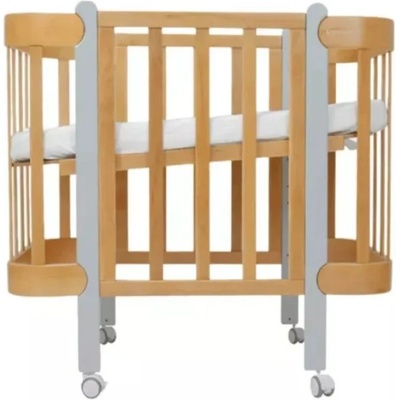 Ingvart Трансформиращо легло 5 в 1 Ingvart - Nika, 60 x 95/60 x 120 cm, натур/сив (I-1347977)