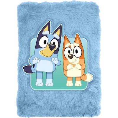 Kidslicensing Плюшен тефтер Kids Licensing - Bluey, A5 (BY00009)