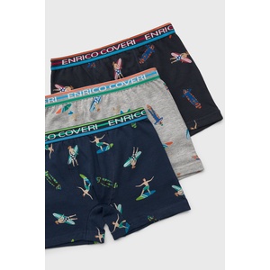 Enrico Coveri 3PACK боксерки за момчета Surf (3pEB4184_box)