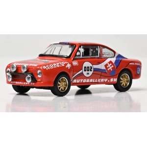 IXO MODELS 1: 64 Škoda 130RS ЧЕРВЕНА със словашко знаме. Ограничено издание 1008 бр
