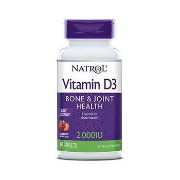 Natrol Vitamin D3 Fast Dissolve - Витамин D | 90 tabs (1333)