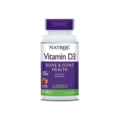 Natrol Vitamin D3 Fast Dissolve - Витамин D | 90 tabs (1333)