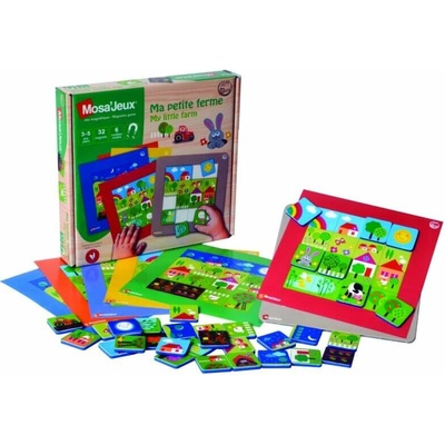 MosaJeuxMoje malá farma magnetická mozaika
