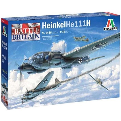 Italeri Model Kit letadlo 1436 HEINKEL HE111H CF 33-1436 1:72