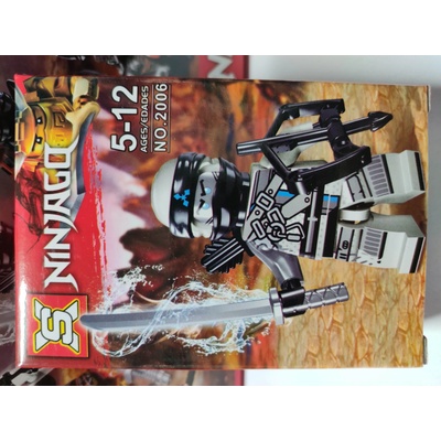 Детска играчка конструктор нинджа Нинджаго Ninjago 8 героя - Zane