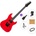 PSD Guitars SPS-100 Premium SET Red Електрическа китара