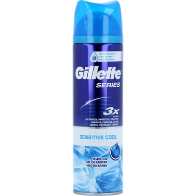 Gillette Series Sensitive Cool gel na holení 200 ml – Zboží Dáma