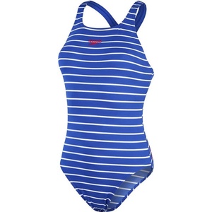 Speedo eco endurance+ printed medalist chroma blue/white xl - uk38