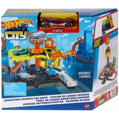Hot Wheels City Centrum Města Downtown Express car wash