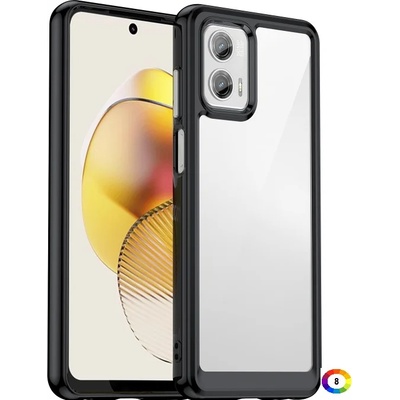 Motorola Moto G73 5G Силиконов Калъф Transparent TPU и Протектор