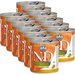 FARMINA N&D кучешка Консерви от пъдпъдък и тиква 12 x 285 г