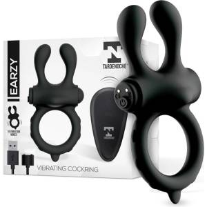 Tardenoche Earzy Vibrating Cockring with Remote Control Black
