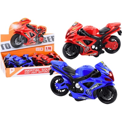 shumee Svetlo a zvuk športového motocykla v 2 farbách