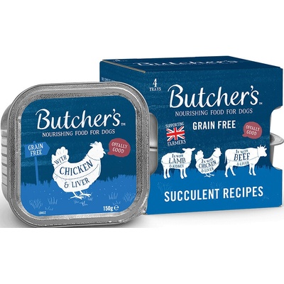 Butcher's Dog Original hovädzie kura jehně 4 x 150 g