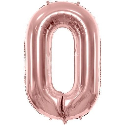 Fóliové číslo 0 rose gold 86 cm
