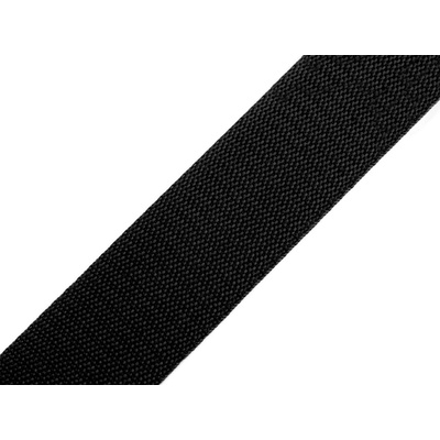 Prima-obchod Popruh polypropylenový šíře 40 mm tloušťka 1 mm, barva 02 černá