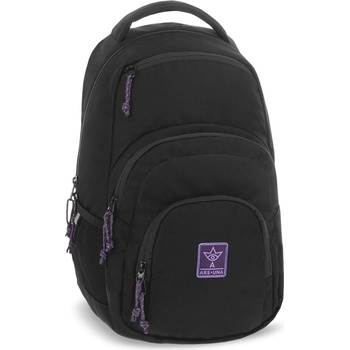 Ars Una Училищна раница ARS UNA AU-2 Black Violet Cordura (54855441)