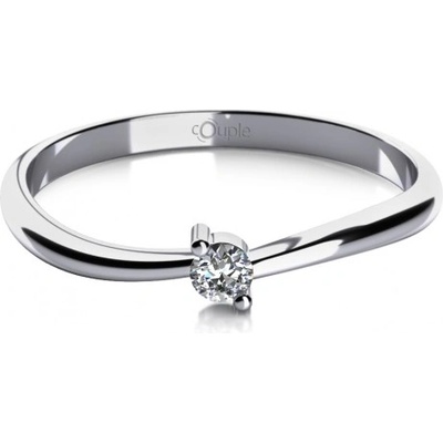 Couple prsten Lora bílé zlato se zirkonem 585 68 1 0653.1B00.0.57.001