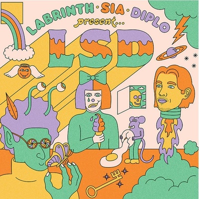 LSD - Labrinth, Sia & Diplo Present Lsd 5th Anniversary Coloured Vinyl, Re-Issue - Vinyl LP
