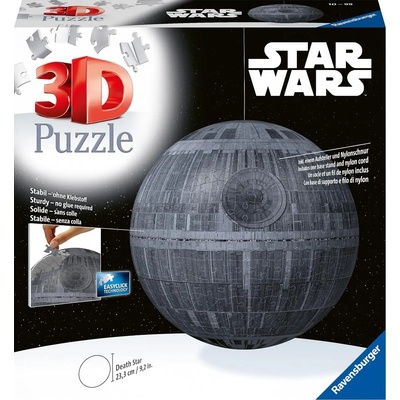 Ravensburger - Puzzle Puzzleball Star Wars: Death Star - 600 piese