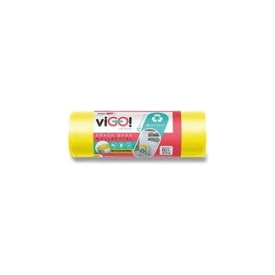 viGO! barevné pytle 60 l 10ks 30 µm žluté