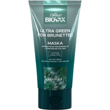 L'biotica Biovax Glamour Ultra Green For Brunettes mask 150 ml