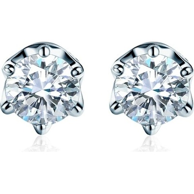 SAVICKI Náušnice dvojfarebné zlato, laboratórne diamanty SAVE34280 YW LGD-070