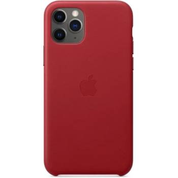 Image 1 of Apple Оригинален гръб Leather Case for Apple iPhone 11 Pro - Червен, MWYF2ZE/A