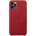 Apple Оригинален гръб Leather Case for Apple iPhone 11 Pro - Червен, MWYF2ZE/A