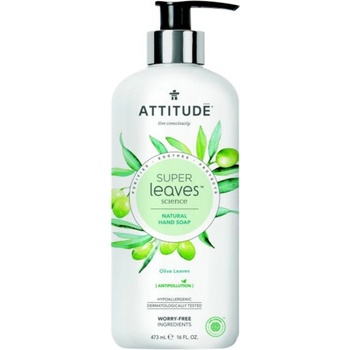 Attitude Super Leaves Olivové listy přírodní tekuté mýdlo s detoxikačním účinkem 473 ml