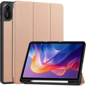 Gigapack Redmi Pad 2 GIGAPACK Ток за поставяне, кожен ефект, активен FLIP, държач за писалка, ЗЛАТЕН GP-171813 (GP-171813)